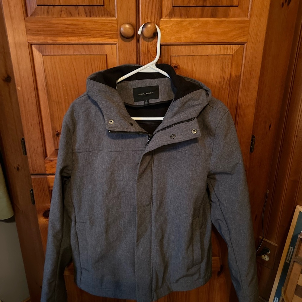 Banana Republic Men's Charcoal Performance Jacket
